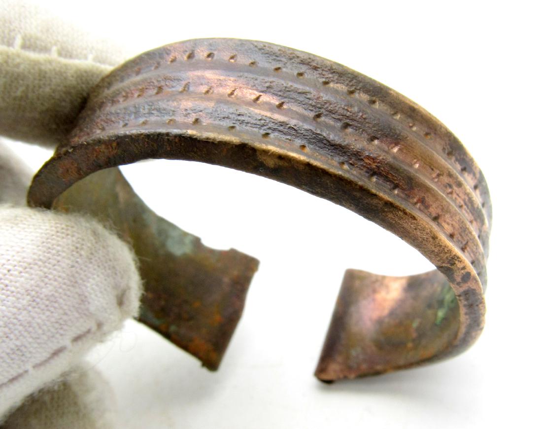 Medieval Viking Bronze Bracelet (1 of 3)
