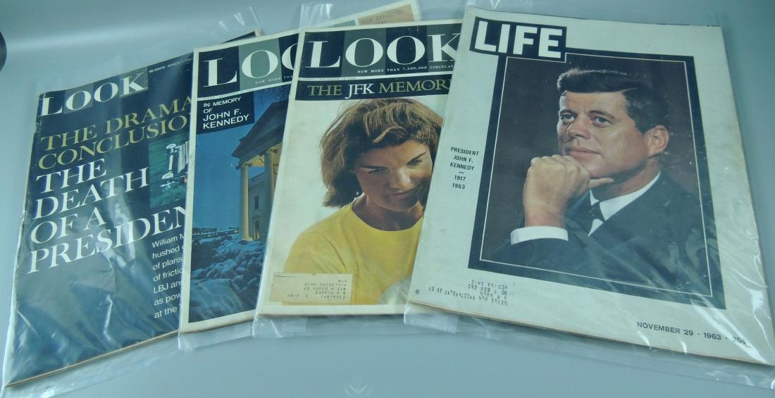 LOOK & LIFE 1960’s & ‘70’s All Kennedy 4 Issues (1 of 5)