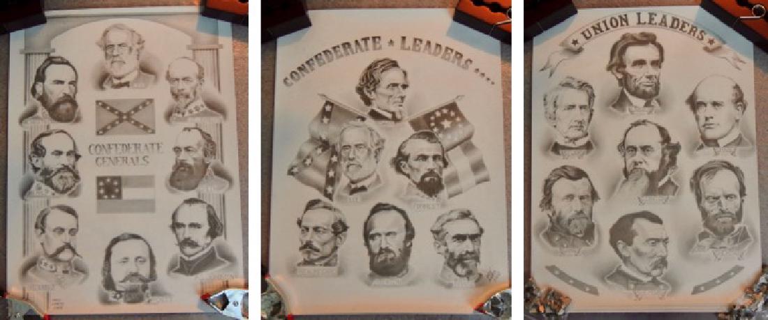 Civil War General & Leaders Prints, Lot of 14 (1 of 8)