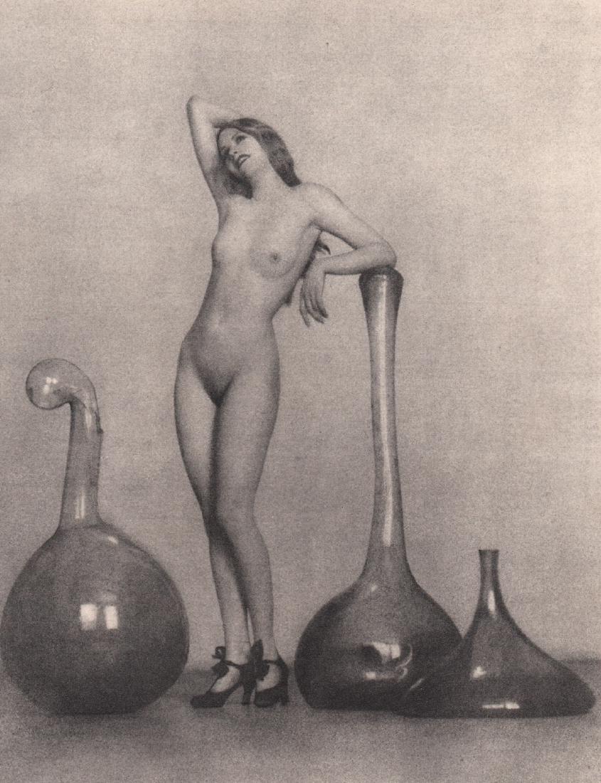 WILLIAM MORTENSEN - Nude Study: Artist: WILLIAM MORTENSEN Print Title: Nude Study Medium: Sheet-fed Gravure Printing Date: 1955 Printed in England Image Size: 7 x 9 inches William Mortensen was an American art photographer born in 1