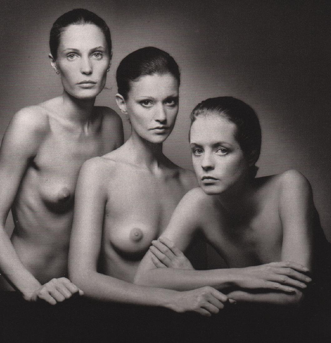 JEANLOUP SIEFF - Group Portrait, Paris 1975: Artist: JEANLOUP SIEFF Print Title: Group Portrait, Paris 1975 Medium: Sheet-Fed Gravure Printing Date: 1982 Printed in France Image Size: 6.5 x 6.5 inches Jeanloup Sieff(1933-2000) was a French photo