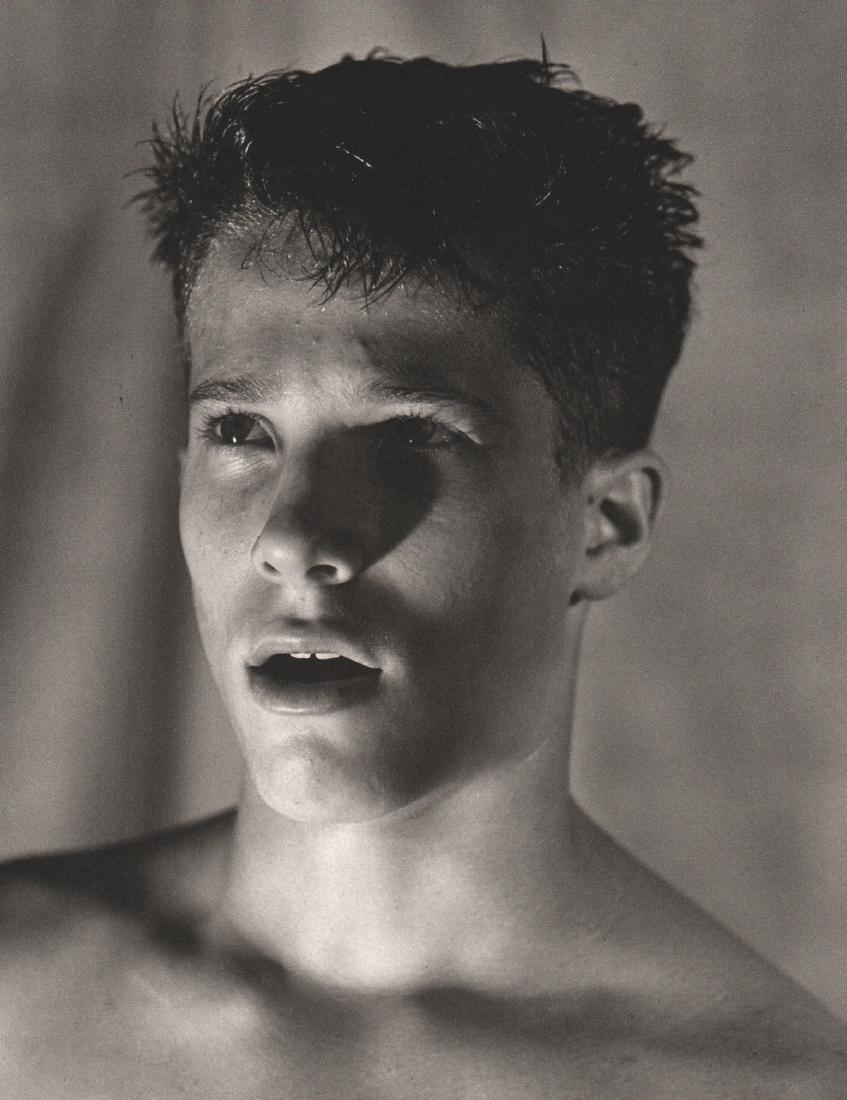 BRUCE WEBER - Jerry Heller, 1986: Artist: BRUCE WEBER Print Title: Jerry Heller, Mt. Scott Boxing Club, Portland Oregon, 1986 Medium: Sheet-fed Gravure Printing Date: 1988 Printed: Spain Image Size: 8.5" X 11" Bruce Weber is an Americ