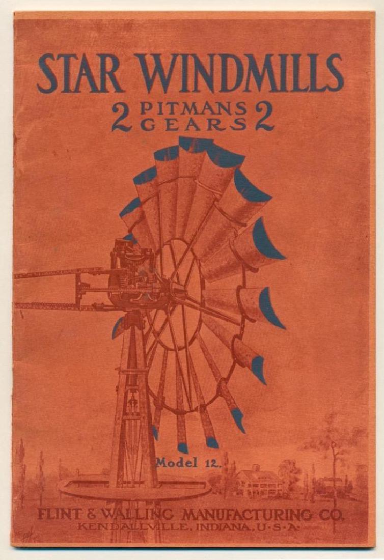 1903 Star Windmill Pitman Gear Booklet Flint & Walling