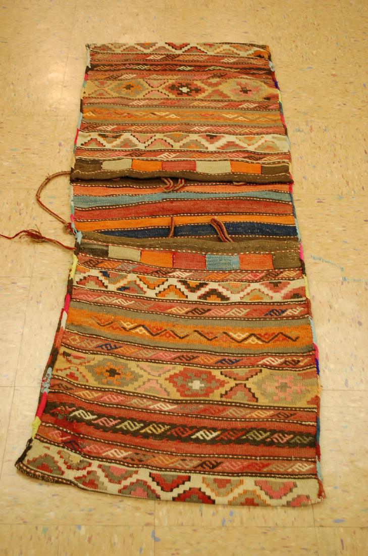 Functional Caucasian Soumak Cargo Horse Camel Bag 2x5 (1 of 7)