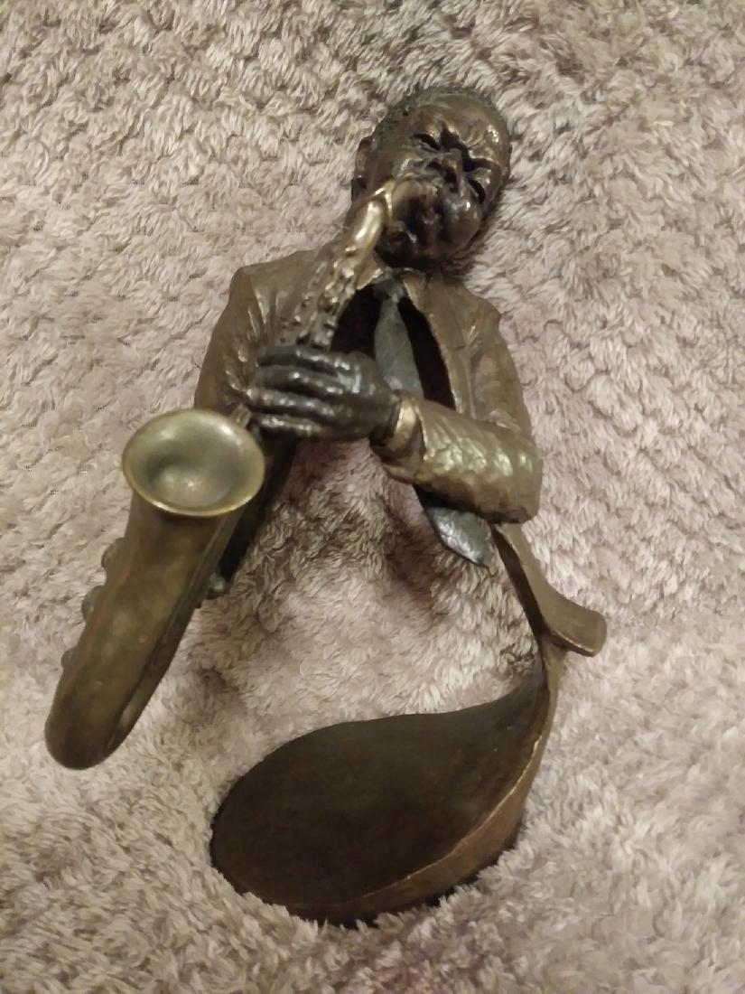 Mark Hopkins Bronze Jazz Sculpture