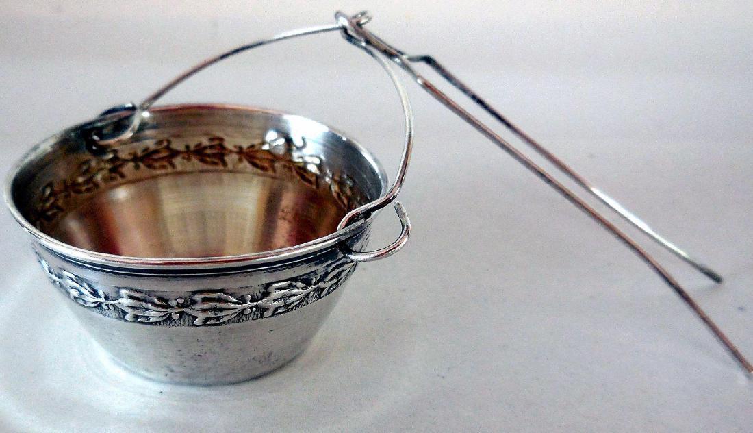 Antique French .950 Silver Tea Strainer, c1900 (1 of 5)