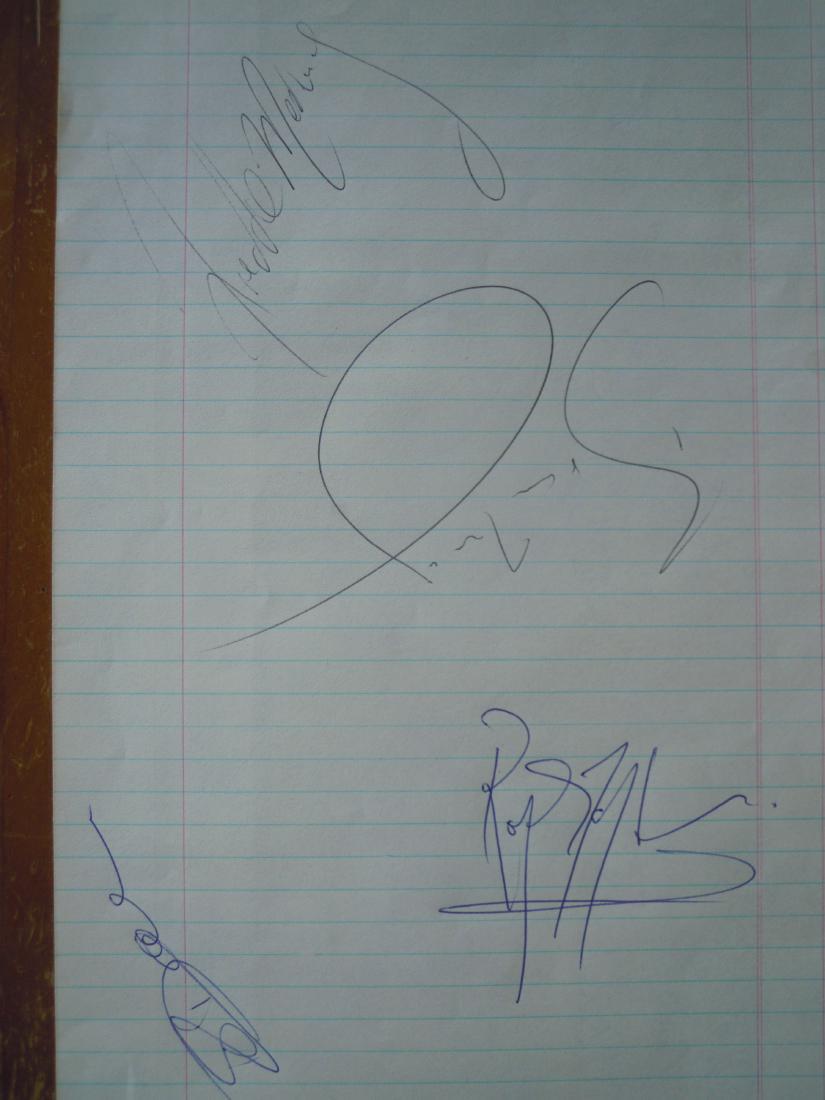 Rock Band Queen Autographs (1 of 5)