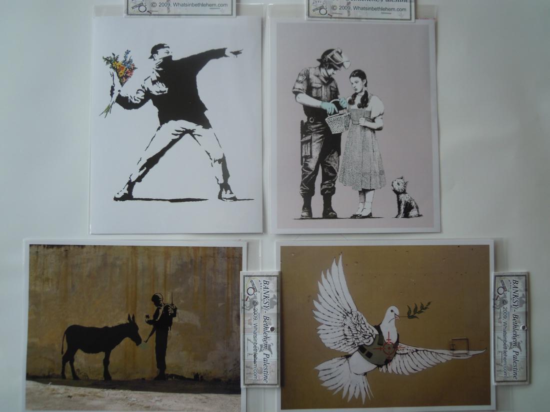 Eight Banksy Shop Prints (1 of 5)