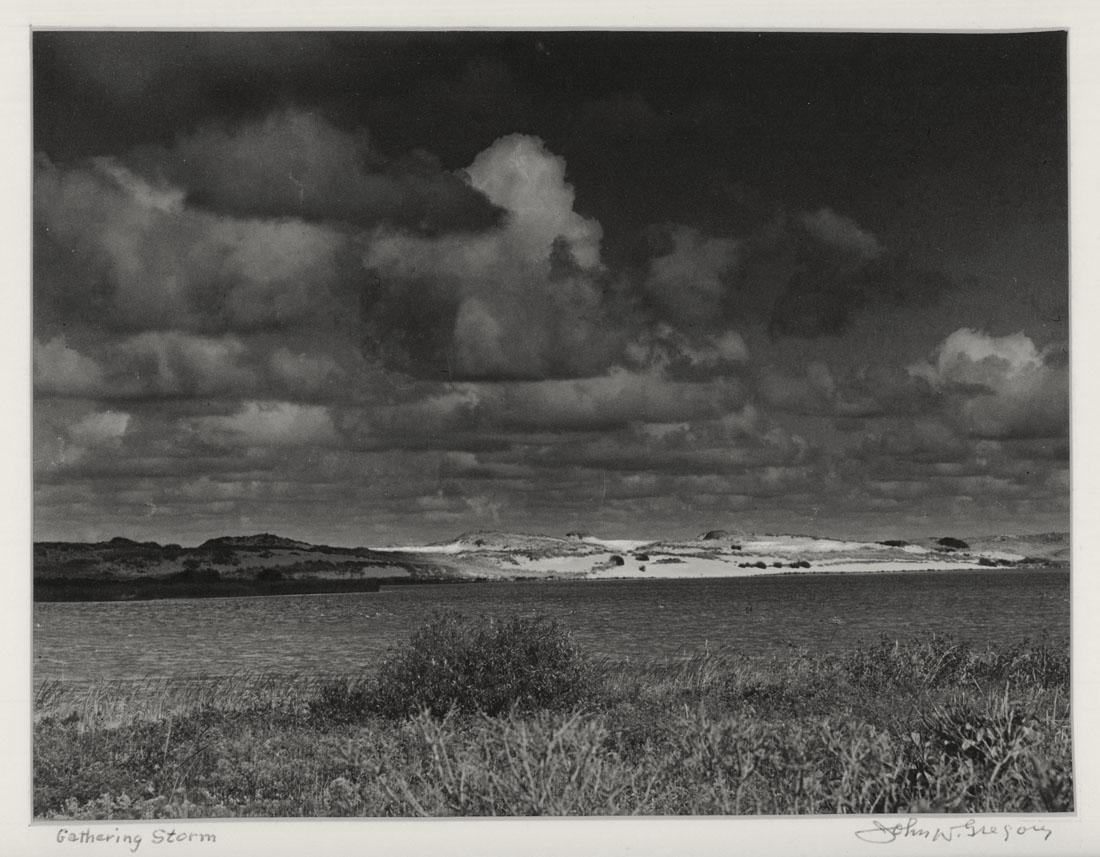 John W. Gregory Signed Photograph Gathering Storm (1 of 1)