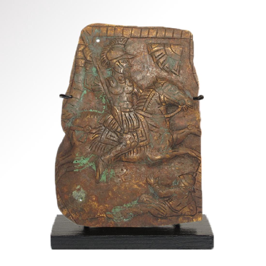 Roman Cavalry Cuirasse Fragment with Riding Soldier  c. (1 of 7)