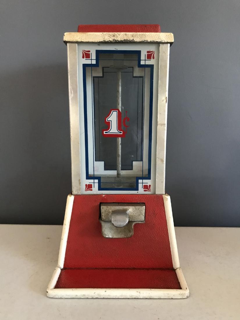 Art Deco 1-cent Gum Dispenser by Dean (1 of 4)