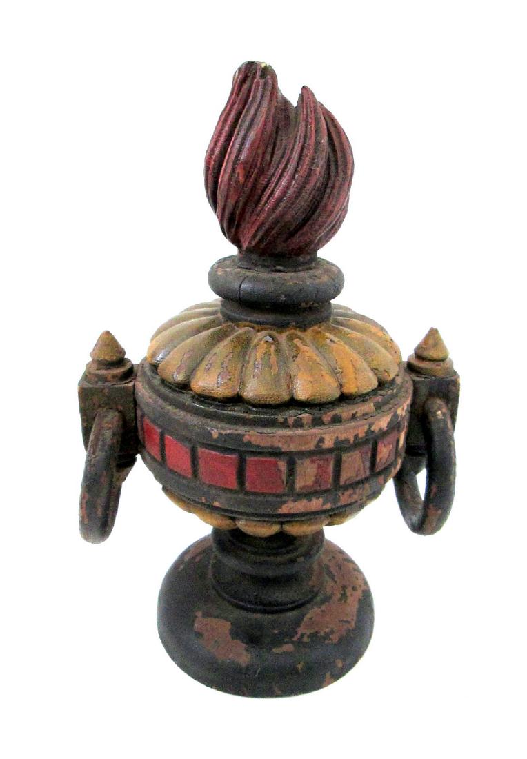 Painted Fraternal Urn Late 19th Century (1 of 10)
