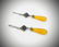 Sterling Silver Yellow Jade Black Onyx Drop Earrings - 3
