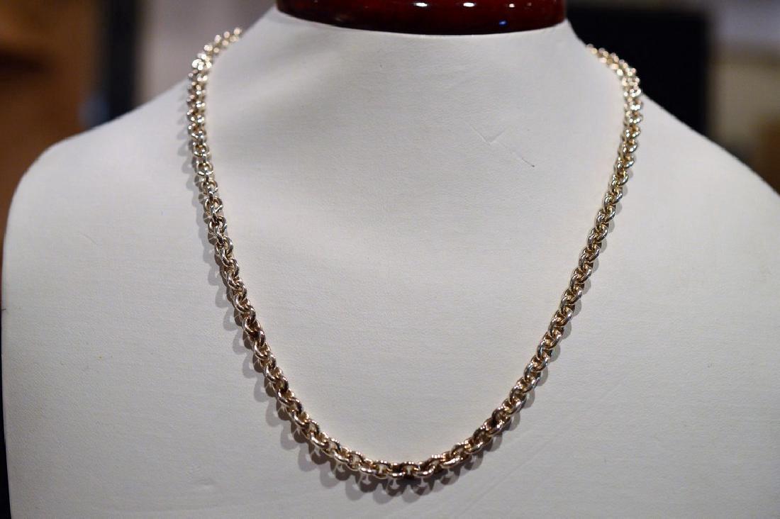 18" Pure Sterling Silver Cable Chain Necklace (1 of 2)
