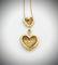 Gold Plated Sterling Silver Diamond Heart Necklace - 2