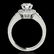 10K White Gold Diamond Solitaire Halo Ring, 1.4ctw - 4