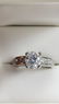 14K White Gold Diamond Engagement Ring, 2.3ctw