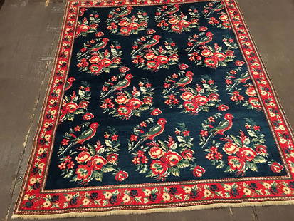 Karabagh Rug 6x5.1: Karabagh RugVery fine reproduction of a 19 Century karabagh rugt. Hand knotted in Azerbaijan with highest quality wool.Caucasian6x5.1 feet1.83x1.55 metersWool pile Please note that this lot has a