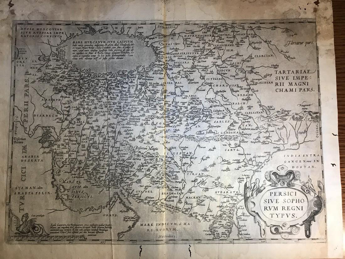 Ortelius Antique Map: Persici Sive Sophorum Regni Typus (1 of 5)
