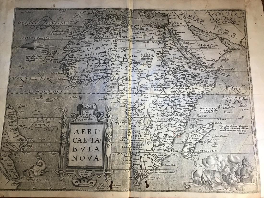 Ortelius Antique Map: Africae Tabula Nova (1 of 5)