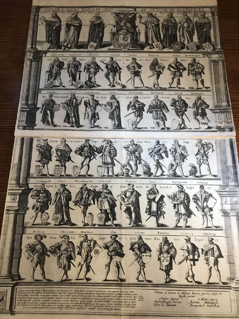 Ortelius Antique Map: Ordines Sacri Romani Imp (1 of 10)