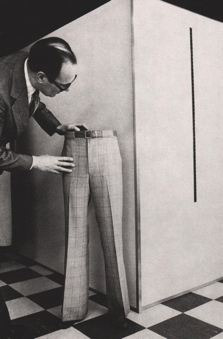 BRIAN GRIFFIN - Trouser Company, Liverpool: Artist: BRIAN GRIFFIN Print Title: Trouser Company, Liverpool, 1978 Medium: Sheet-fed Gravure Printing Date: 1985 Printed in France Image Size: 6.75 X 10 inches Brian Griffin (b. 1948) is one of Engla