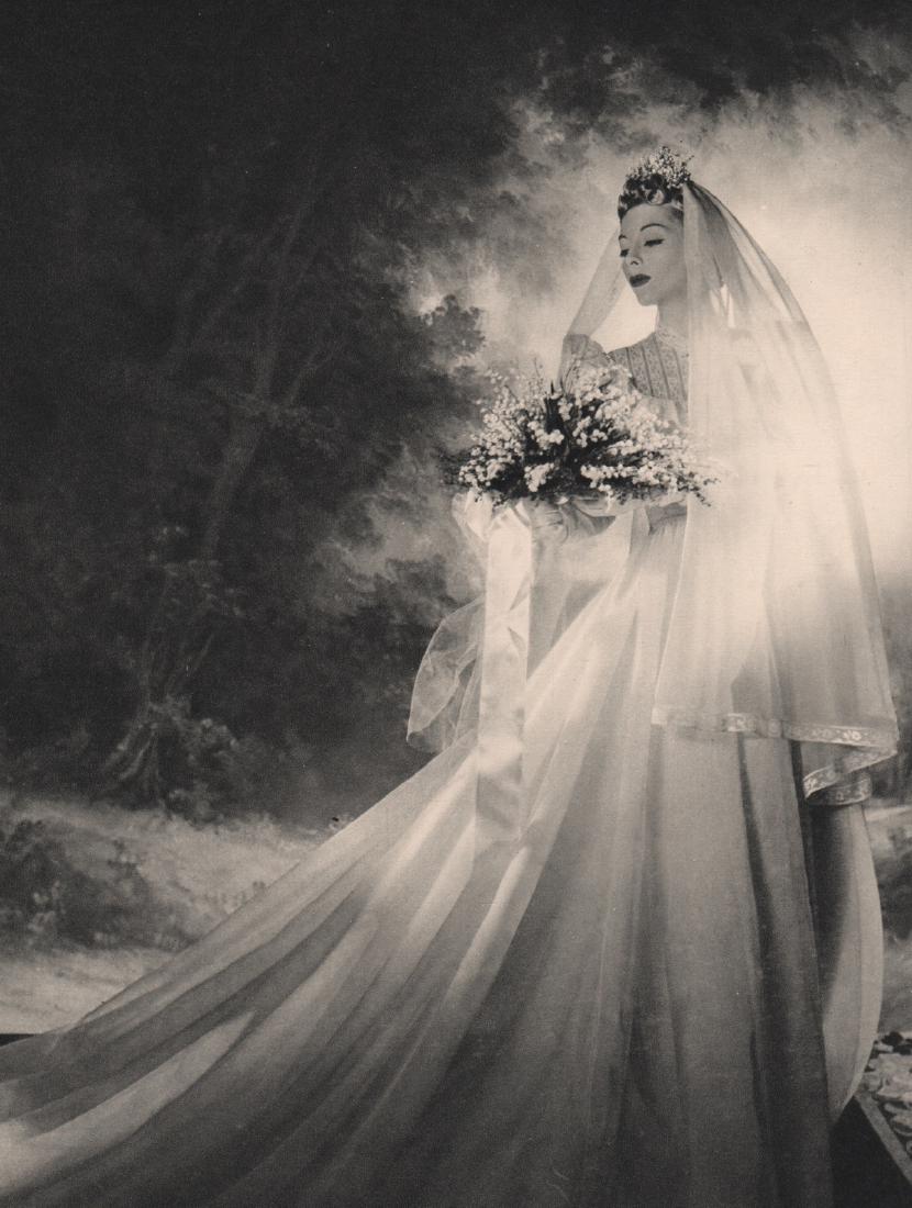 GEORGE PLATT-LYNES - Wedding Fashion: Artist: GEORGE PLATT-LYNES Print Title: Wedding Fashion Medium: Sheet-fed Gravure Printing Date: 1940 Printed in France Image Size: 7 X 9 inches George Platt Lynes (1907 – 1955) was an American fash