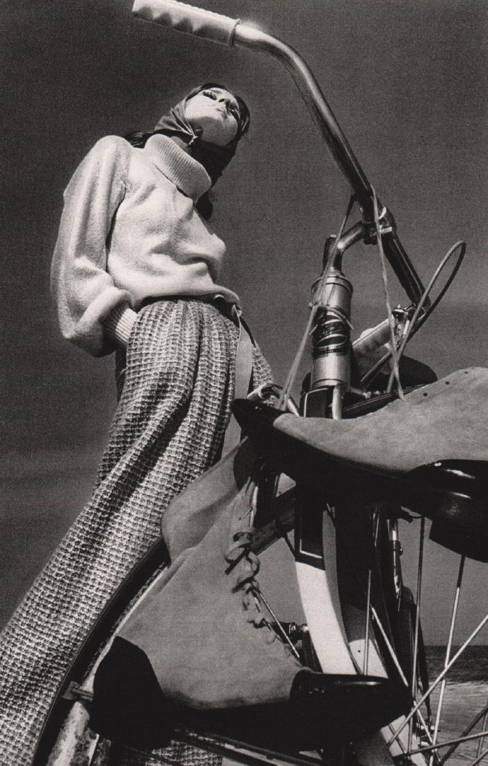 JEANLOUP SIEFF - Model for Harper's Bazaar: Artist: JEANLOUP SIEFF Print Title: Model for Harper's Bazaar,New York 1965 Medium: Sheet-Fed Gravure Printing Date: 1982 Printed in France Image Size: 5.75 x 8.75 inches Jeanloup Sieff(1933-2000) was