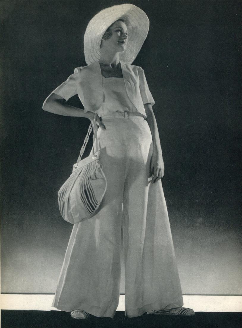 EDWARD STEICHEN - Fashion Model: Artist: EDWARD STEICHEN Print Title: Fashion Model Medium: Sheet-fed Gravure Printing Date: 1931 Printed in France Image Size: 8.5 x 11 inches Edward Jean Steichen(1879-1973) was a Luxembourg American