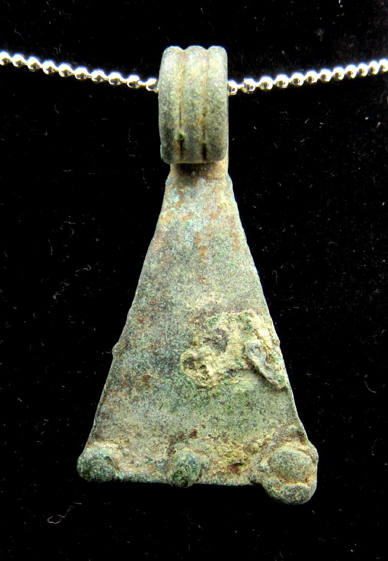 Medieval Viking Bronze Dragon Foot Pendant (1 of 2)