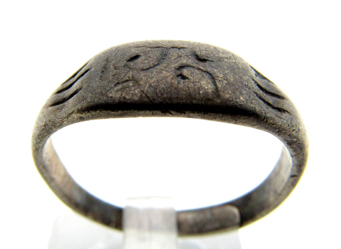 Medieval Viking Silver Runic Ring (1 of 3)