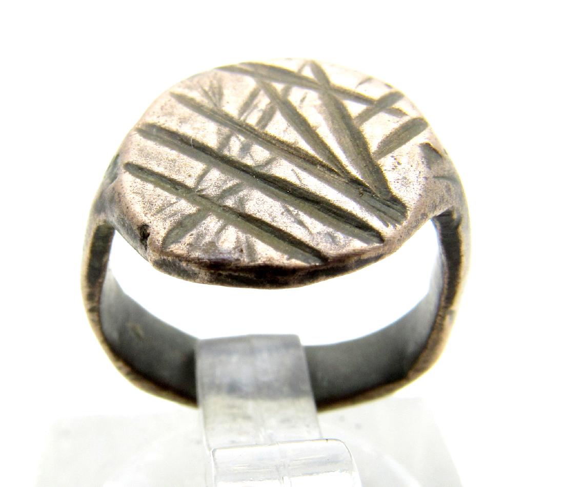 Medieval Viking Bronze Runic Ring (1 of 3)