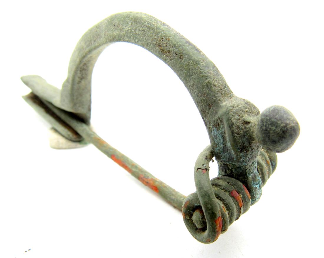 Ancient Roman Bronze Bow Brooch (1 of 3)