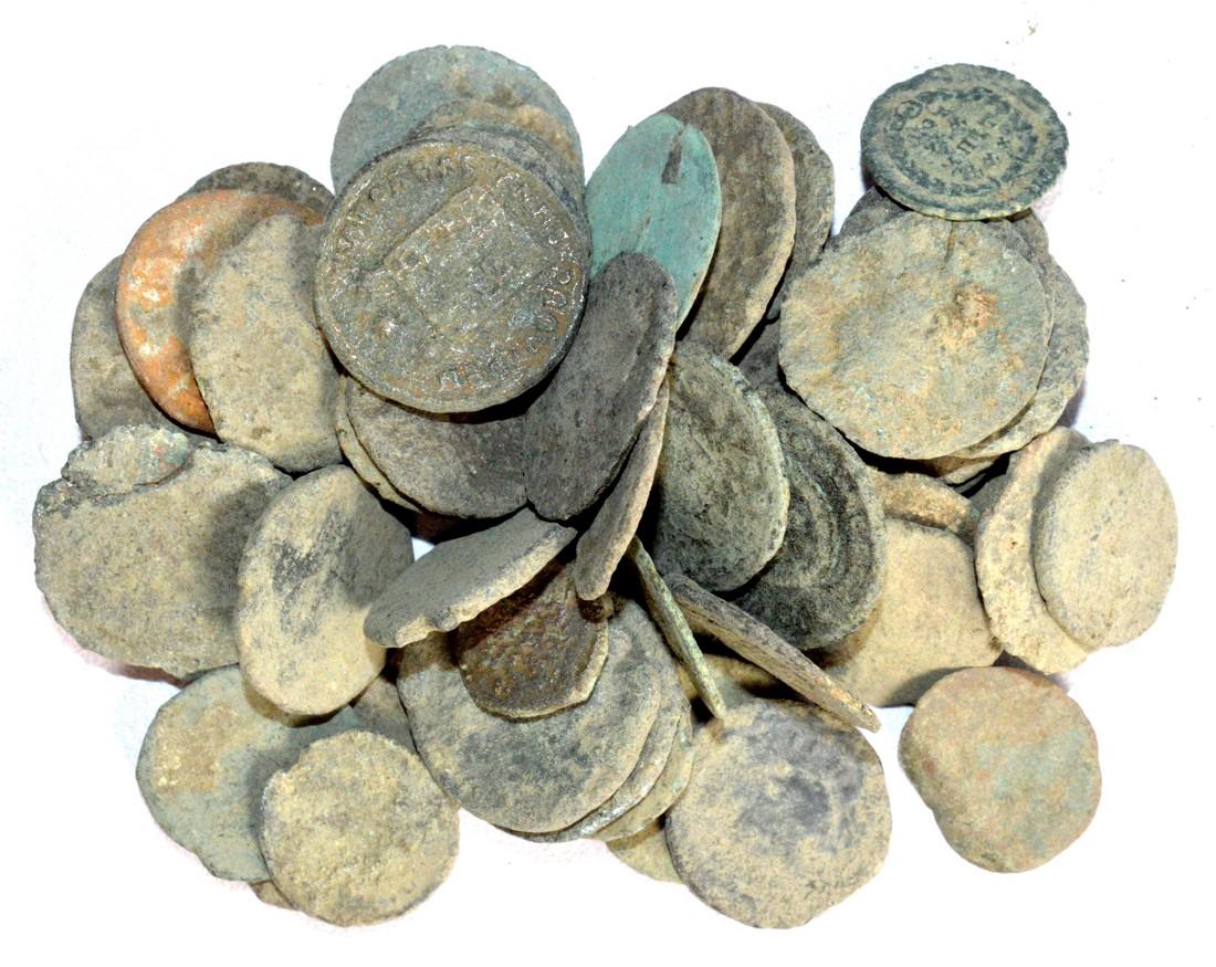 Lot of 50 Premium Quality Roman Coins for Cleaning