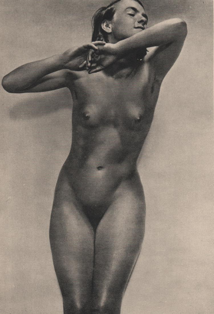 FRANZ FIEDLER - Erna: Artist: FRANZ FIEDLER Print Title: Erna Medium: Sheet-fed Gravure Printing Date: 1933 Printed in France Image Size: 6.25 x 9.25 inches Franz Fiedler (1885-1956) was a pupil of Hugo Erfurth. He was reg