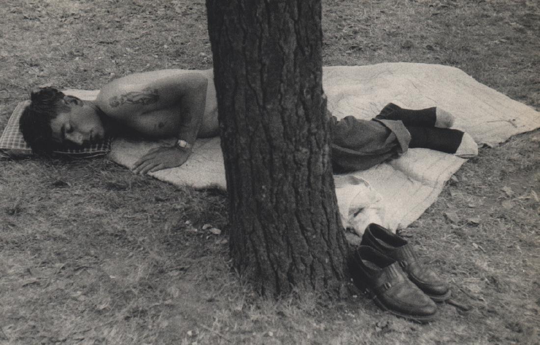 ROBERT FRANK - Cleveland, Ohio: Artist: ROBERT FRANK Print Title: Cleveland, Ohio Medium: Sheet-fed Gravure Printing Date: 1958 Printed in France Image Size: 7.5 x 5 inches Robert Frank (b. 1924) is an American photographer and docu