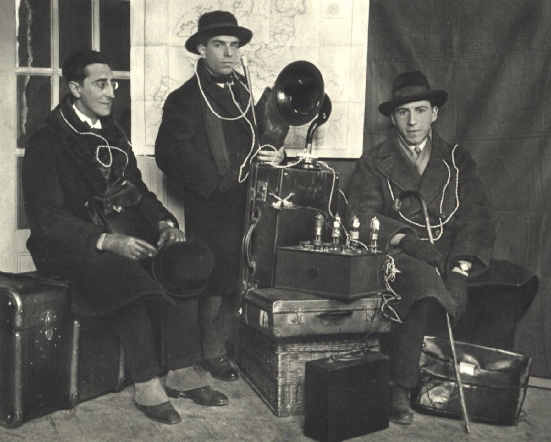 ANDRE KERTESZ - Paul Dermee, Prampolini, & Seuphor: Artist: ANDRE KERTESZ Print Title: Paul Dermee, Prampolini, & Seuphor, Paris 1927 Medium: Sheet-Fed Gravure Printing Date: 1972 Printed in France Image size approx. 9 x 7 inches Andre Kertesz(1894-198