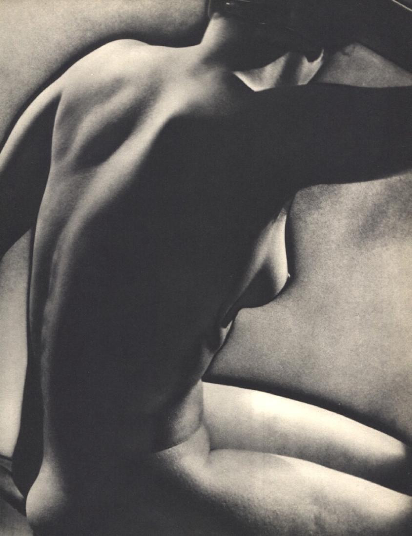 MAN RAY - Solarized Nude: Artist: MAN RAY Print Title: Solarized Nude Medium: Sheet-fed Gravure Printing Date: 1935 Printed in France Image size approx. 8.5 x 11 inches Man Ray, original name Emmanuel Radnitzky, was born on Au