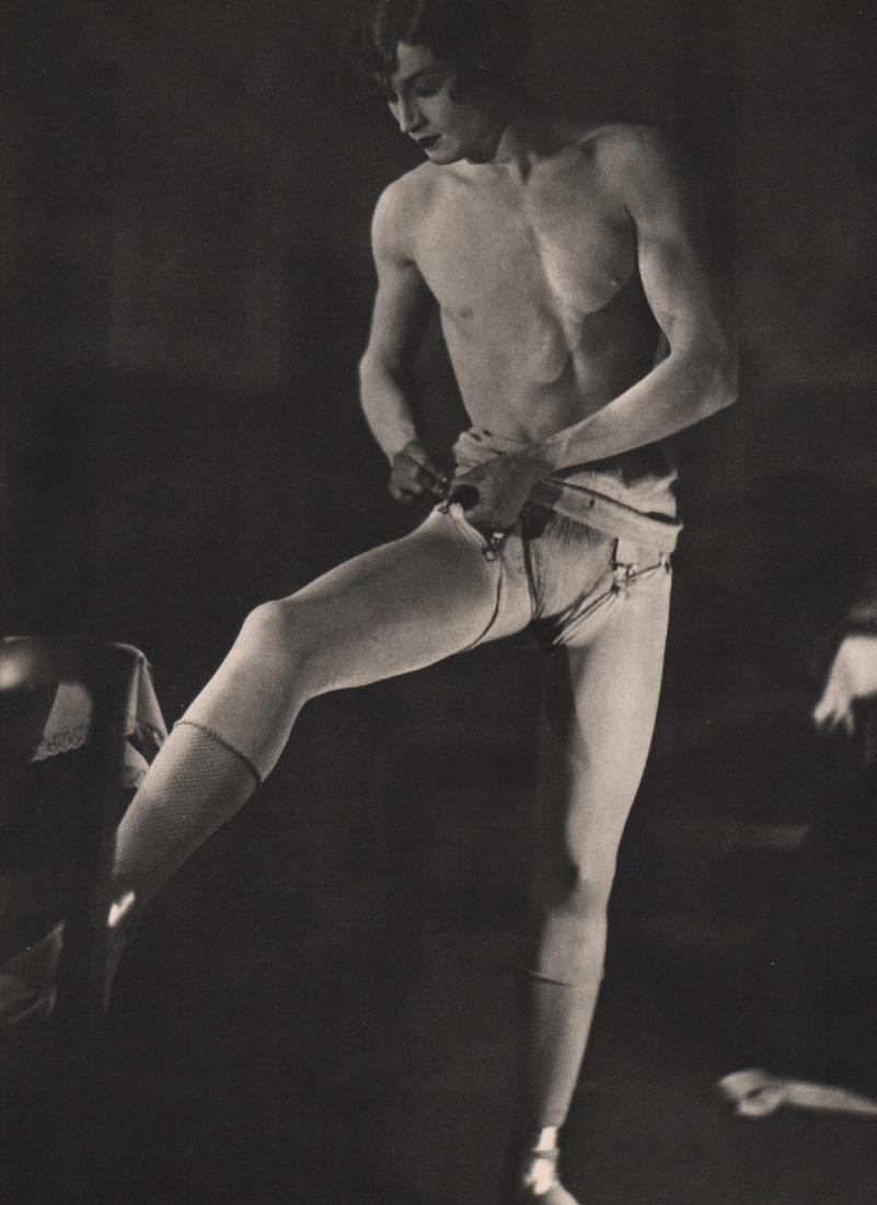 MAN RAY - Barbette: Artist: MAN RAY Print Title: Barbette, the Transvestite Medium: Sheet-fed Gravure Printing Date: 1934 Printed in France Image size approx. 7.5 x 10 inches Man Ray, original name Emmanuel Radnitzky, wa