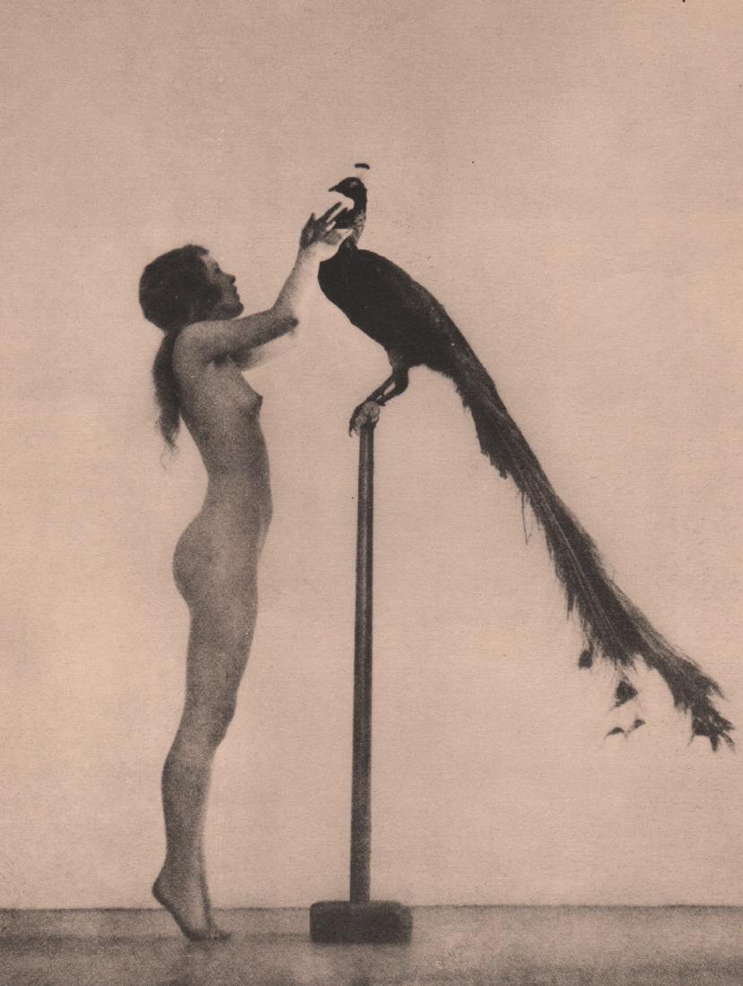 WILLIAM MORTENSEN - Vanities: Artist: WILLIAM MORTENSEN Print Title: Vanities A very grainy collotype version of arguably his most famous print Medium: Collotype Printing Date: 1926 Printed in the USA Image Size: 7.25 x 9.5 inches