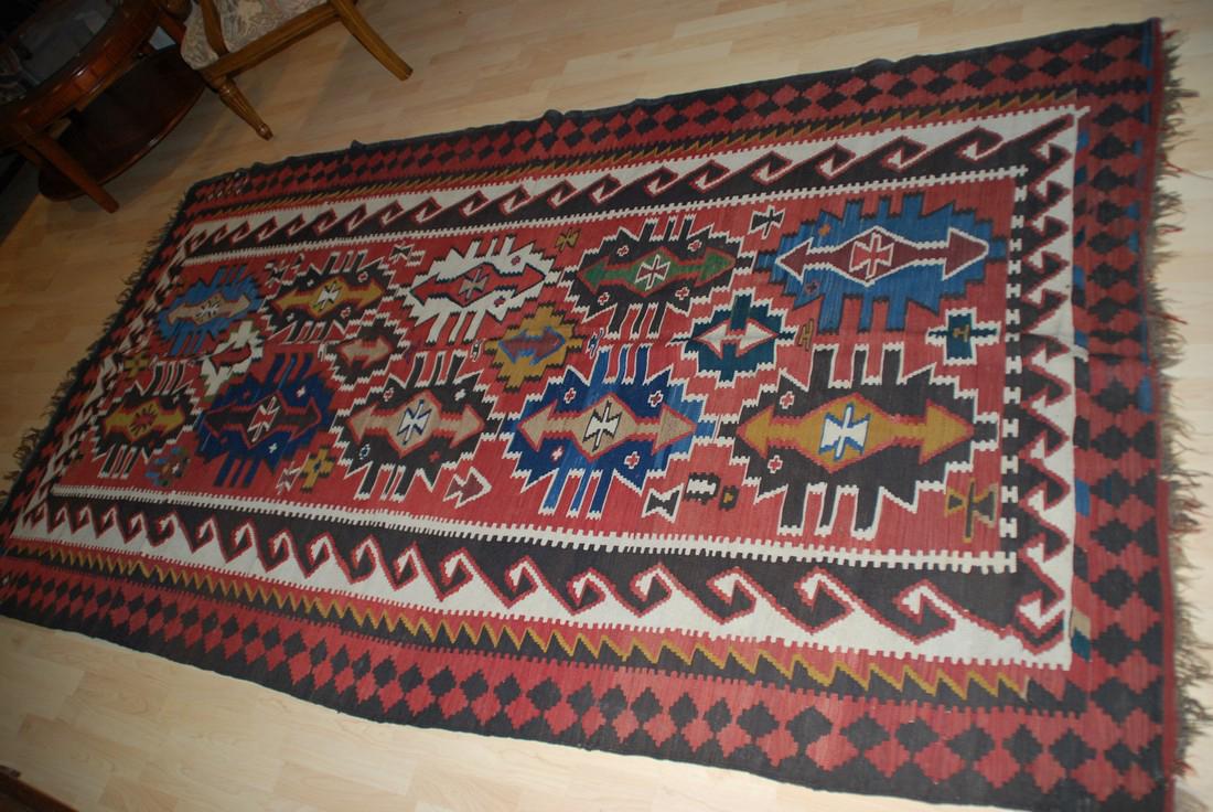 Antique Tunisian Kilim Rug 10x5.4 (1 of 4)