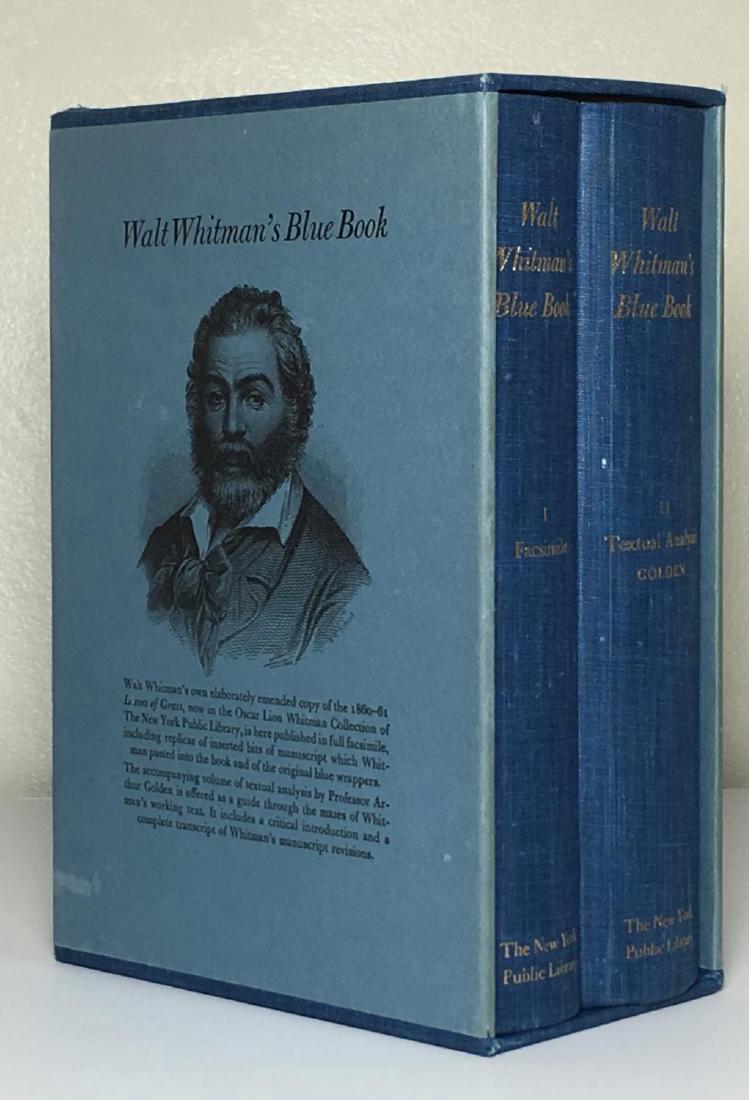 Walt Whitman's Blue Book 2 Volumes 1968 (1 of 5)