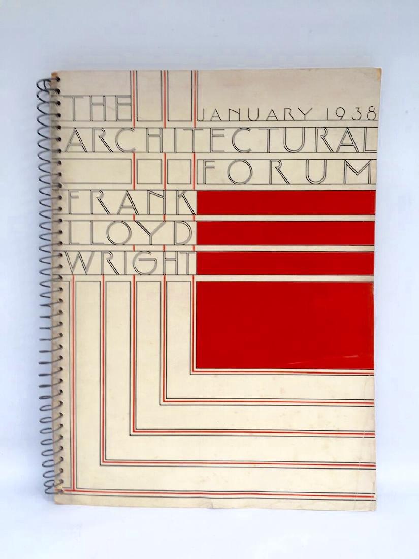 Architectural Forum 1938 Frank Lloyd Wright 1st Edition (1 of 5)