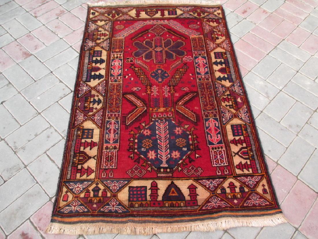 Herathi Baluchi Rug 4.10x3.1 (1 of 5)