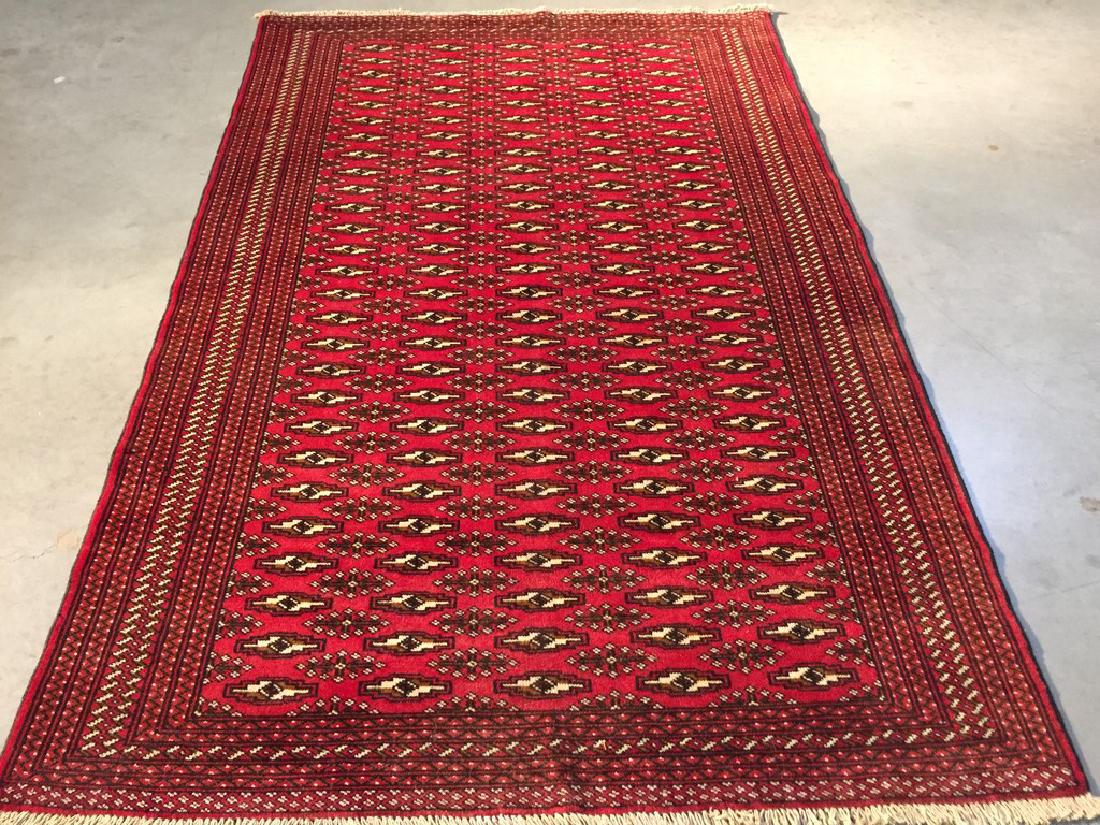 Rare Persian Turkeman Rug 4.2x6.5 (1 of 8)