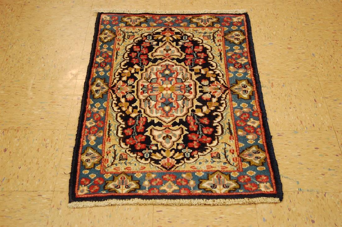 Persian Kerman Bird Subjects Colorful Rug 2.2x3.10 (1 of 6)