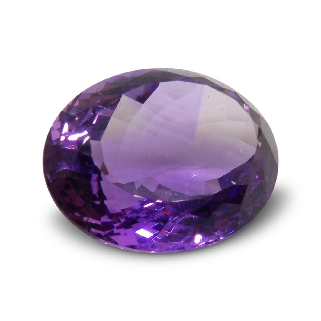 19.23 Carat Loose Oval Amethyst (1 of 10)