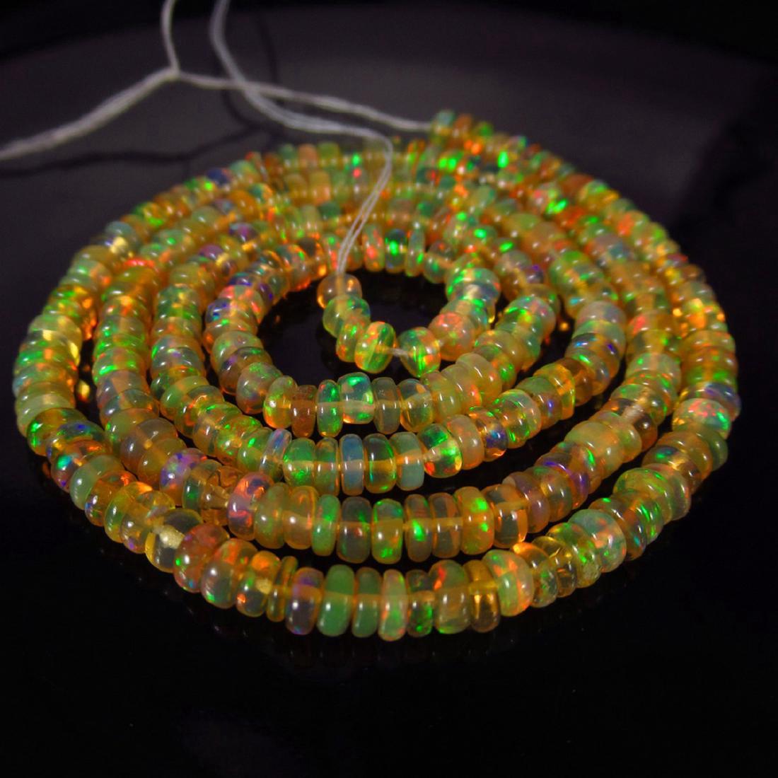 32.67 Carat Natural 255 Loose Ethiopian Opal Beads (1 of 5)