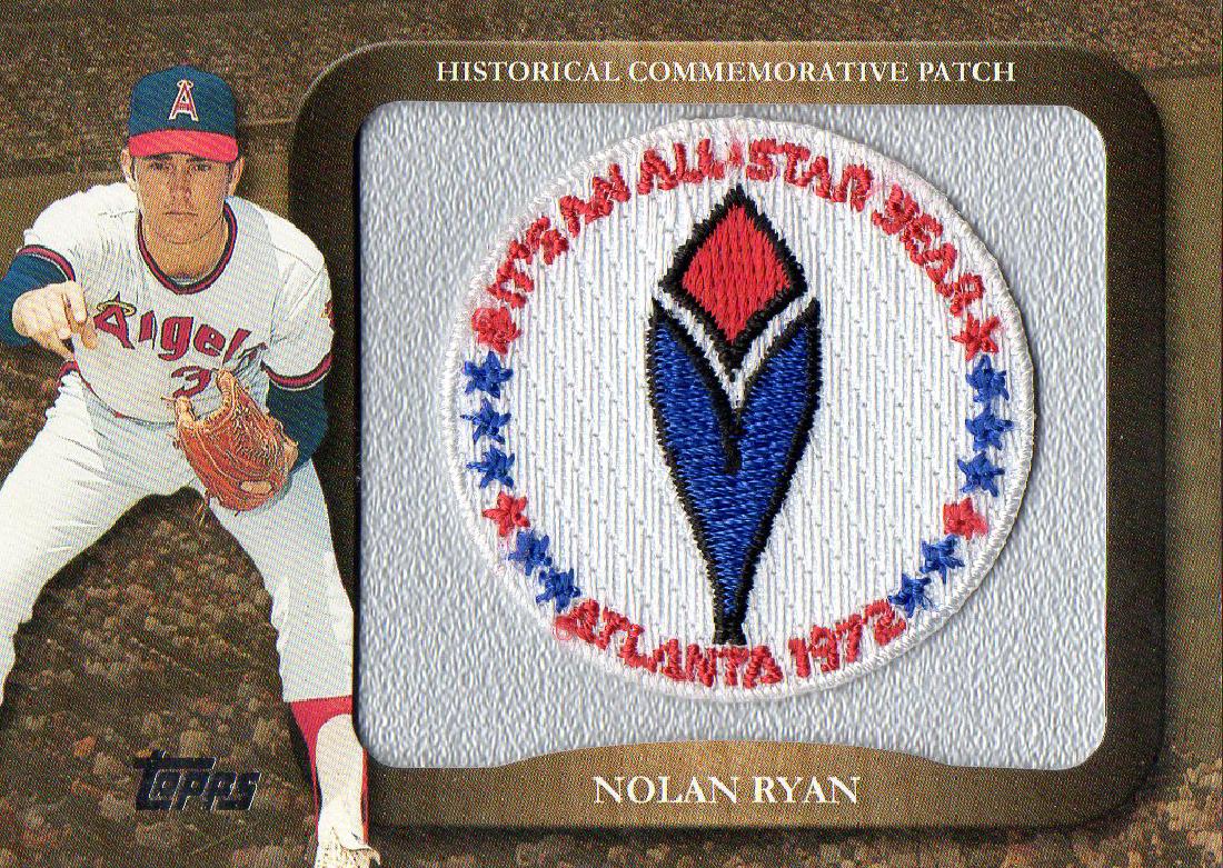 2009 Topps Legends Commemorative Patch Nolan Ryan 1972 (1 of 2)