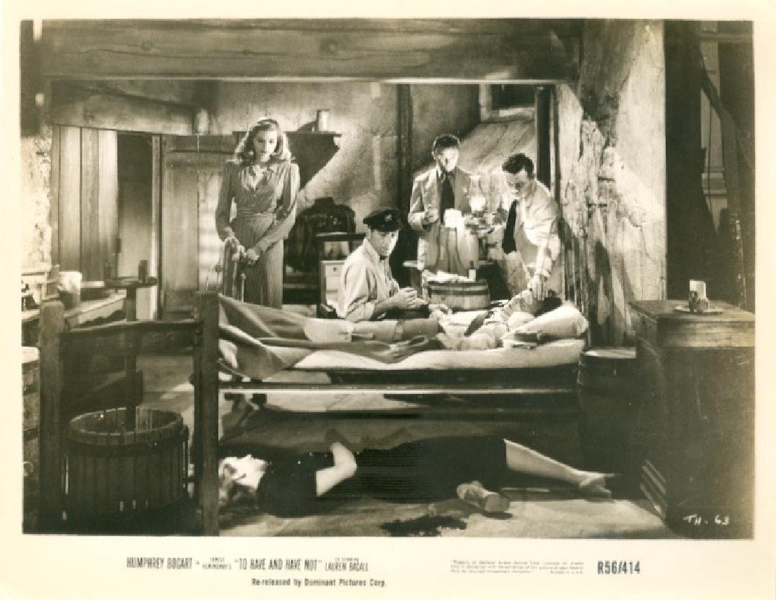 Humphrey Bogart in To Have and Have Not 1956 Photograph: Unknown Humphrey Bogart in "To Have and Have Not" 1956 Photograph 8x10" Dominant Pictures Corp. Movie Still of "To Have and Have Not" starring Humphrey Bogart and Lauren Bacall. Vintage print from the